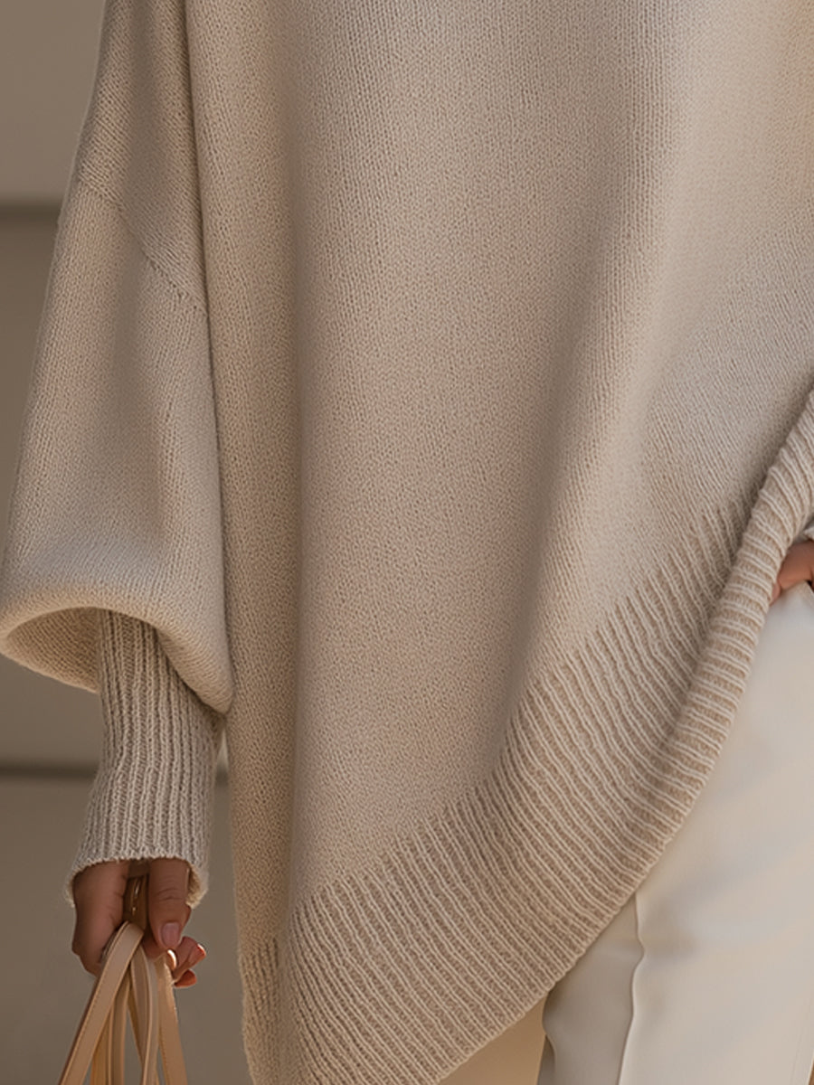 Lucinda | Le poncho en maille fluide à l'élégance décontractée