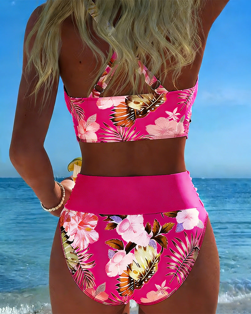 Jolina | Le bikini à contraste floral pour une confiance absolue