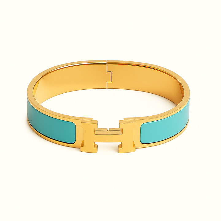 Bracelet jonc bicolore Helene H