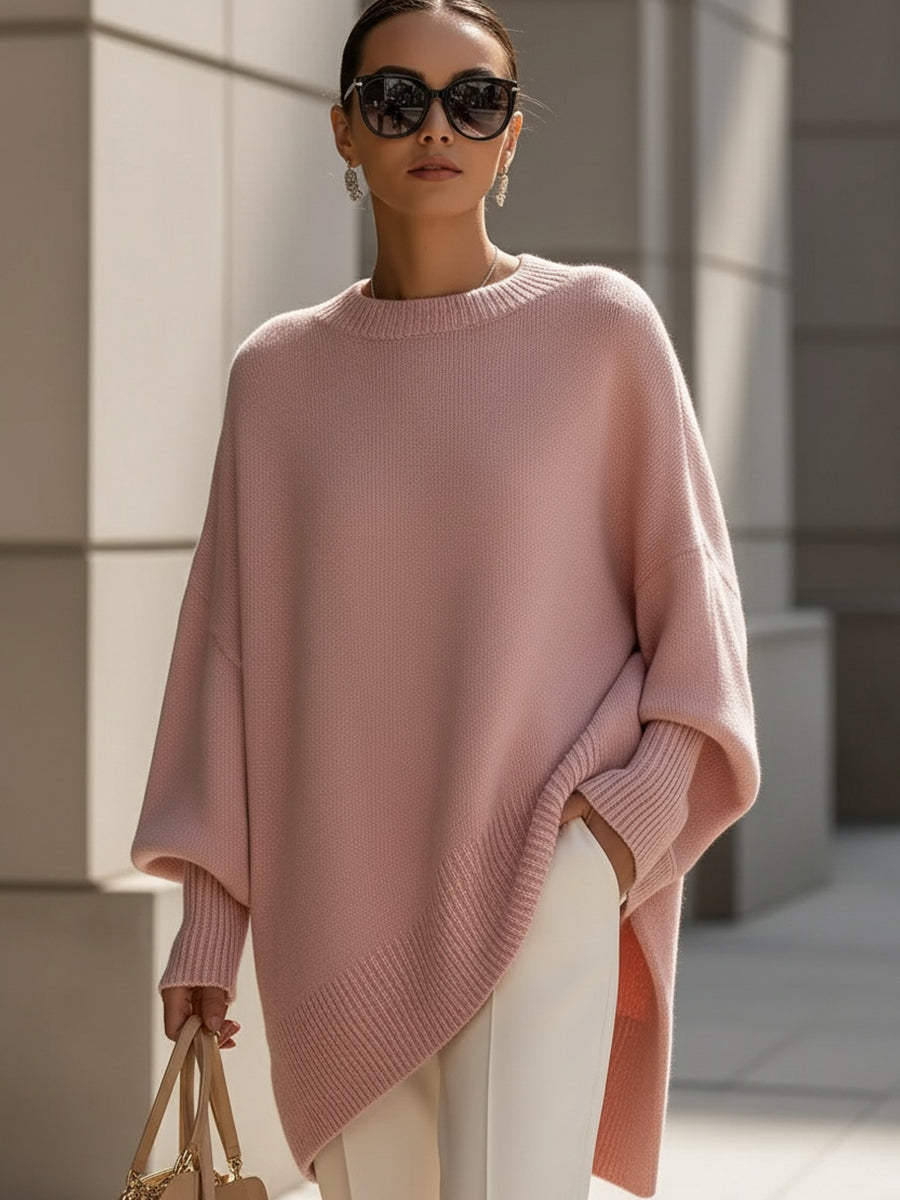 Lucinda | Le poncho en maille fluide à l'élégance décontractée