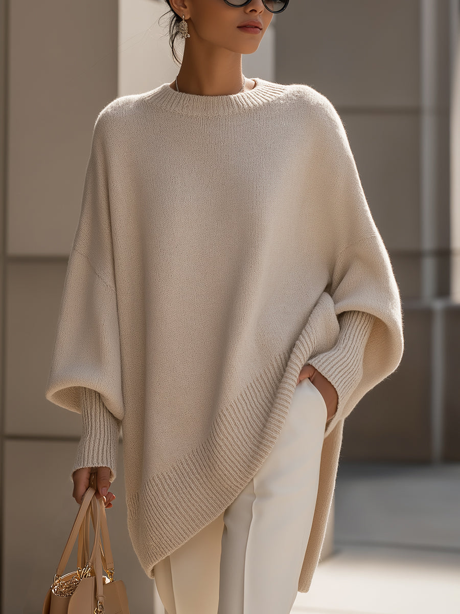 Lucinda | Le poncho en maille fluide à l'élégance décontractée