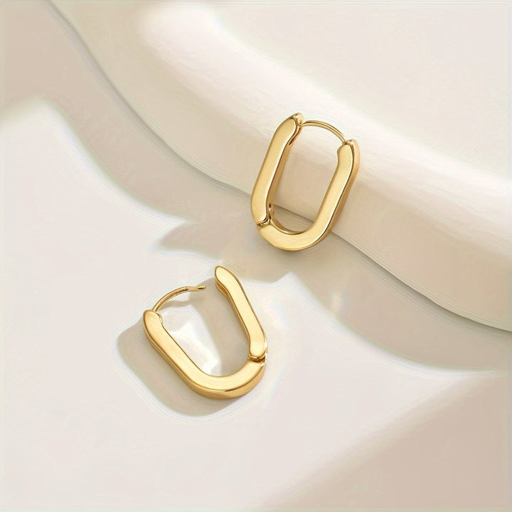 Aura | Boucles d'oreilles géométriques élégantes