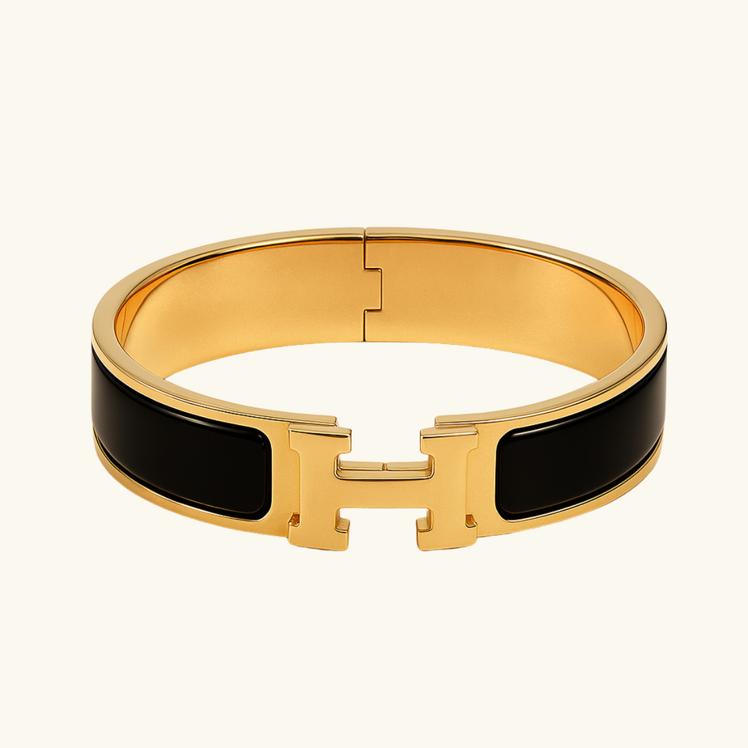 Bracelet jonc bicolore Helene H