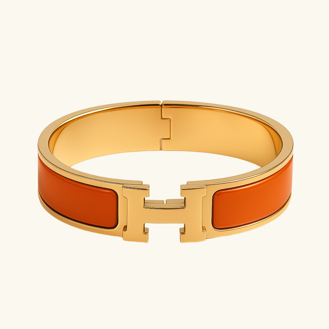 Bracelet jonc bicolore Helene H