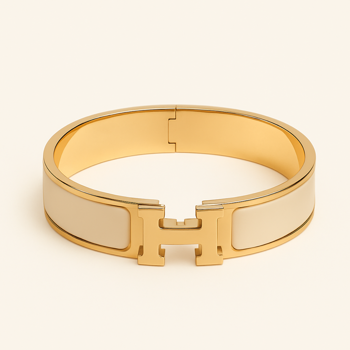 Bracelet jonc bicolore Helene H