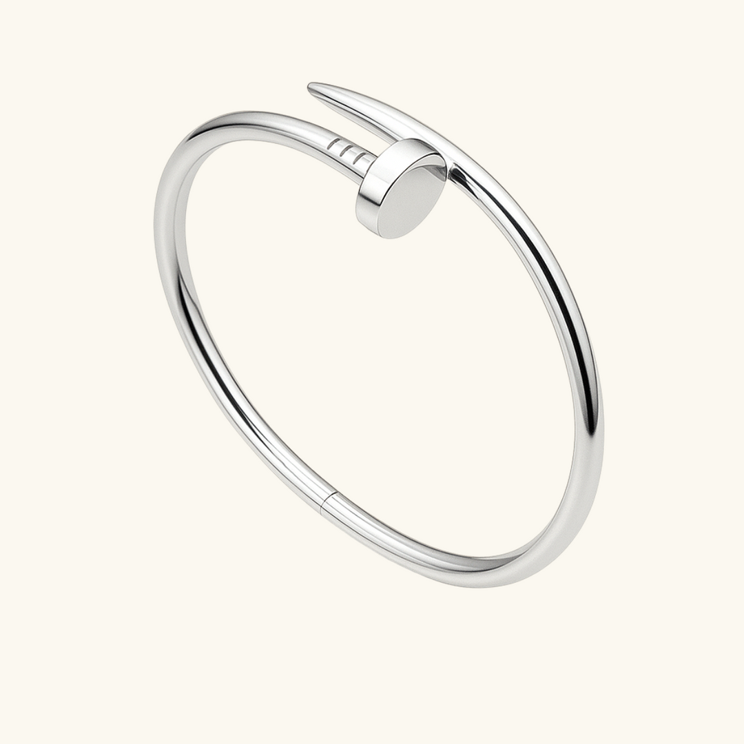 Bracelet jonc clou doré