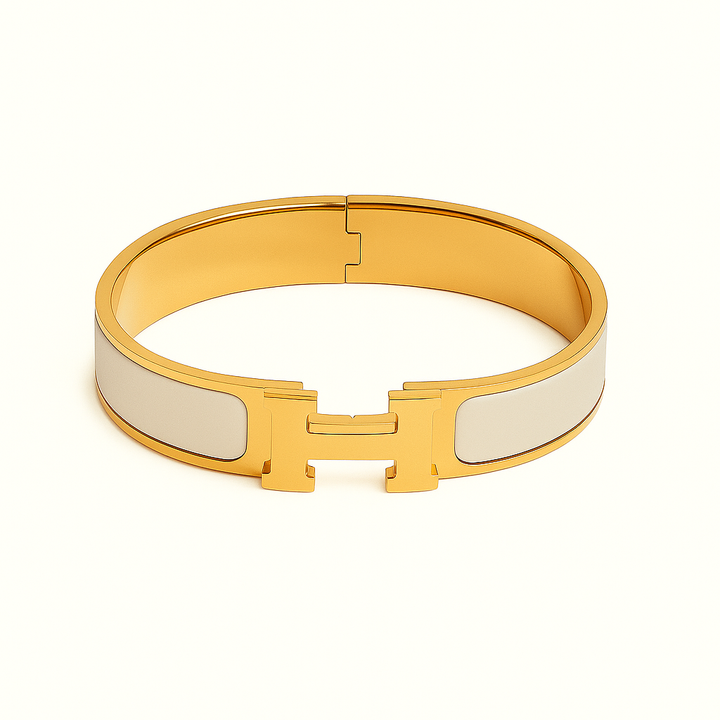 Bracelet jonc bicolore Helene H