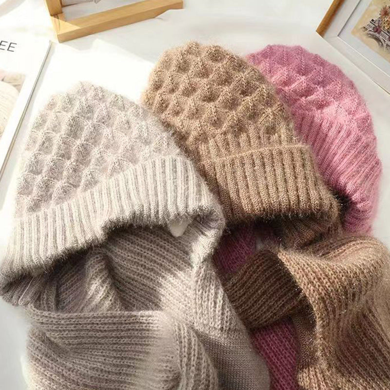 Marie-Claire™ | Ensemble bonnet & écharpe chaud et élégant