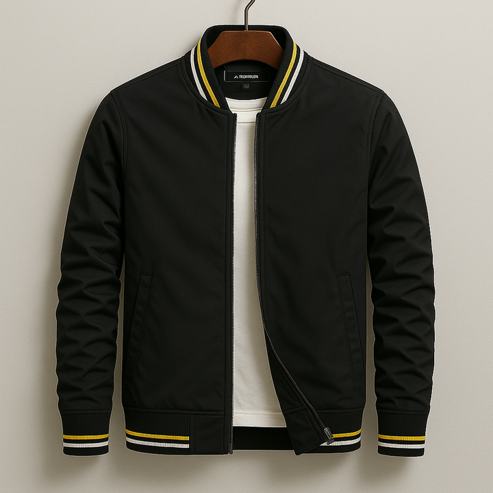 Gleb – Veste Bomber Élégante avec Rayures