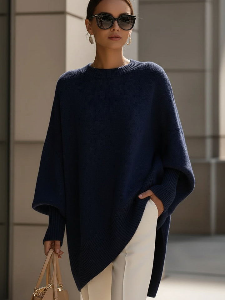 Lucinda | Le poncho en maille fluide à l'élégance décontractée