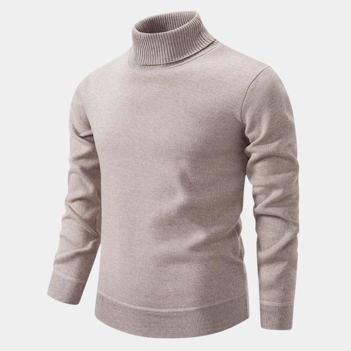 Franck | Élégant Pull Col Roulé