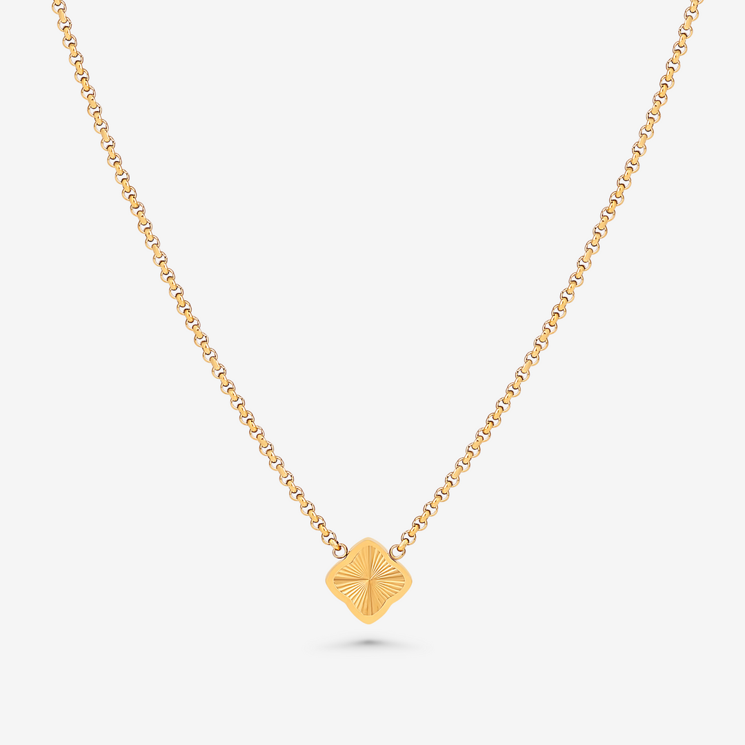 Collier trèfle délicat