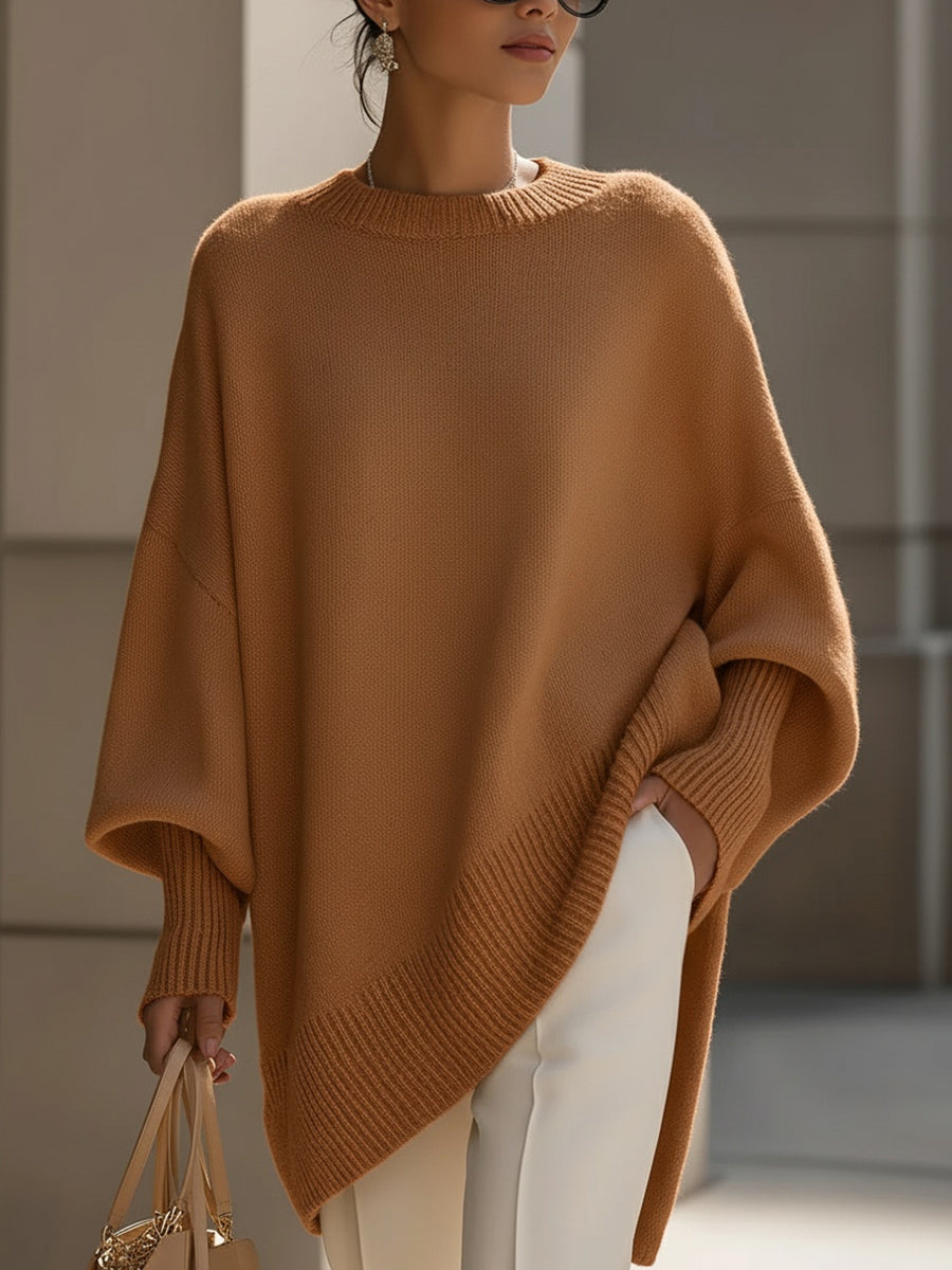 Lucinda | Le poncho en maille fluide à l'élégance décontractée