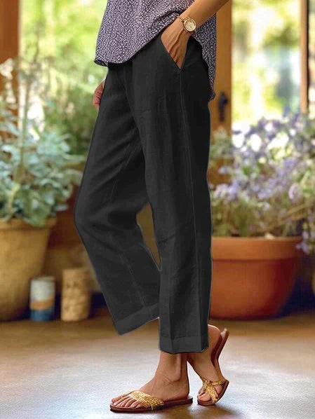 Manona | Le pantalon fluide en lin idéal per les journées chaudes
