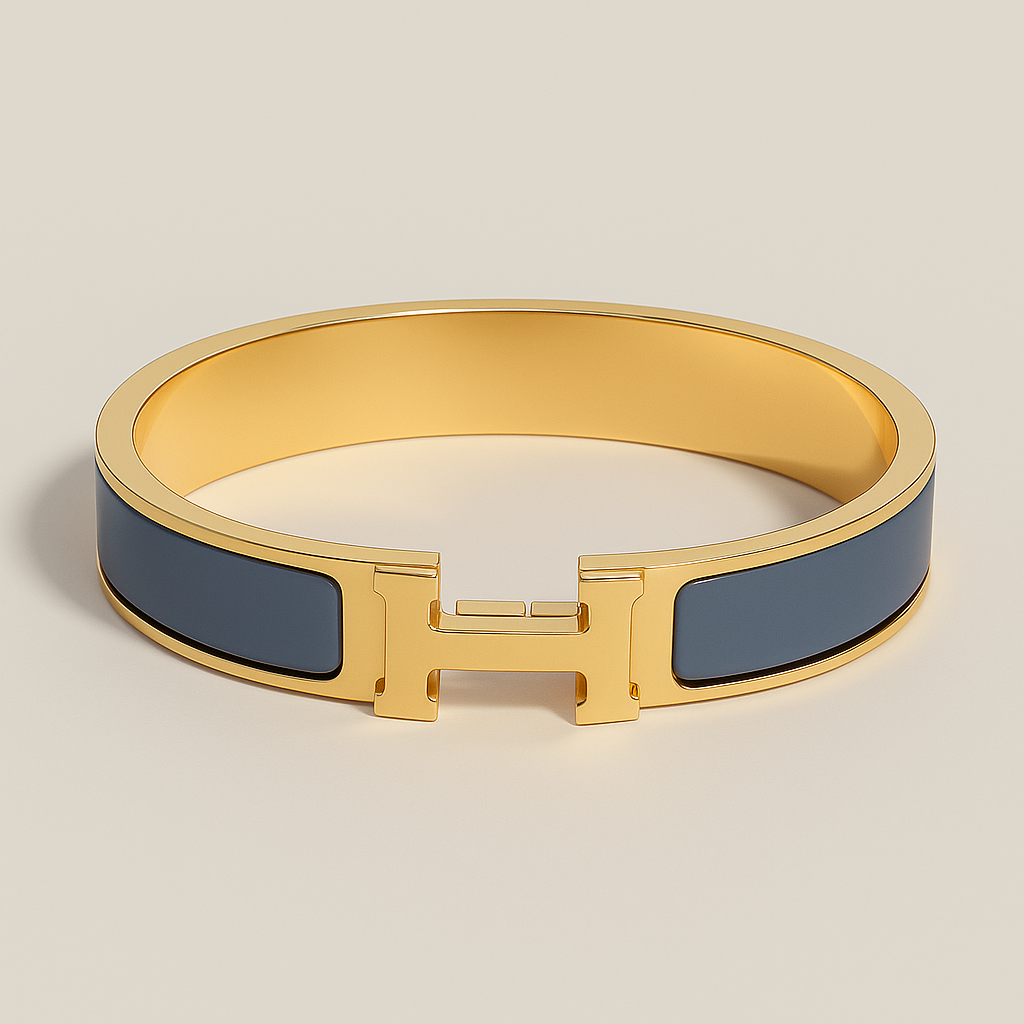 Bracelet jonc bicolore Helene H