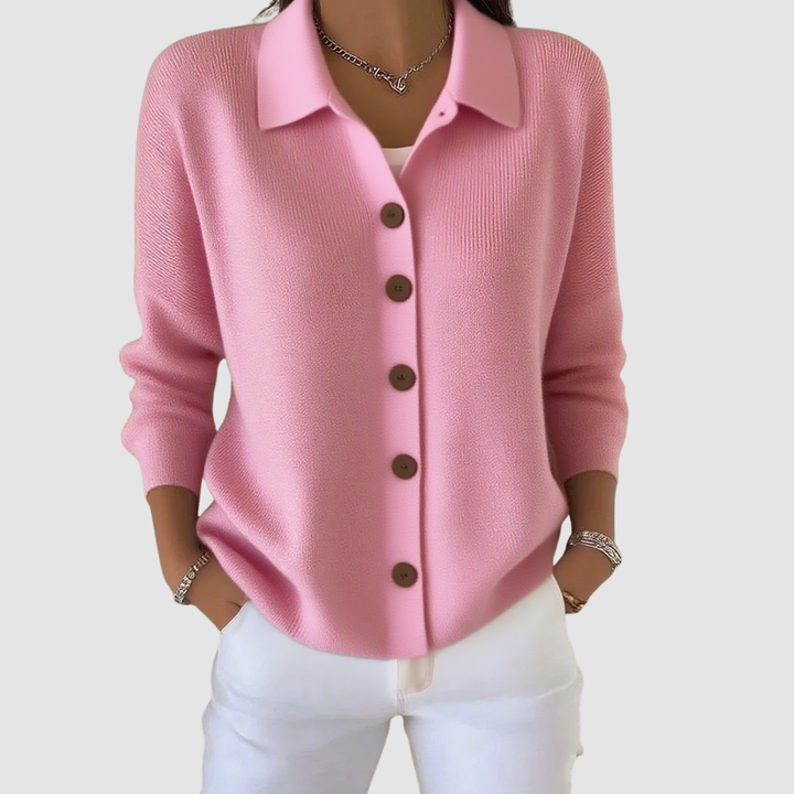 Joanna | Cardigan en Maille Boutonné