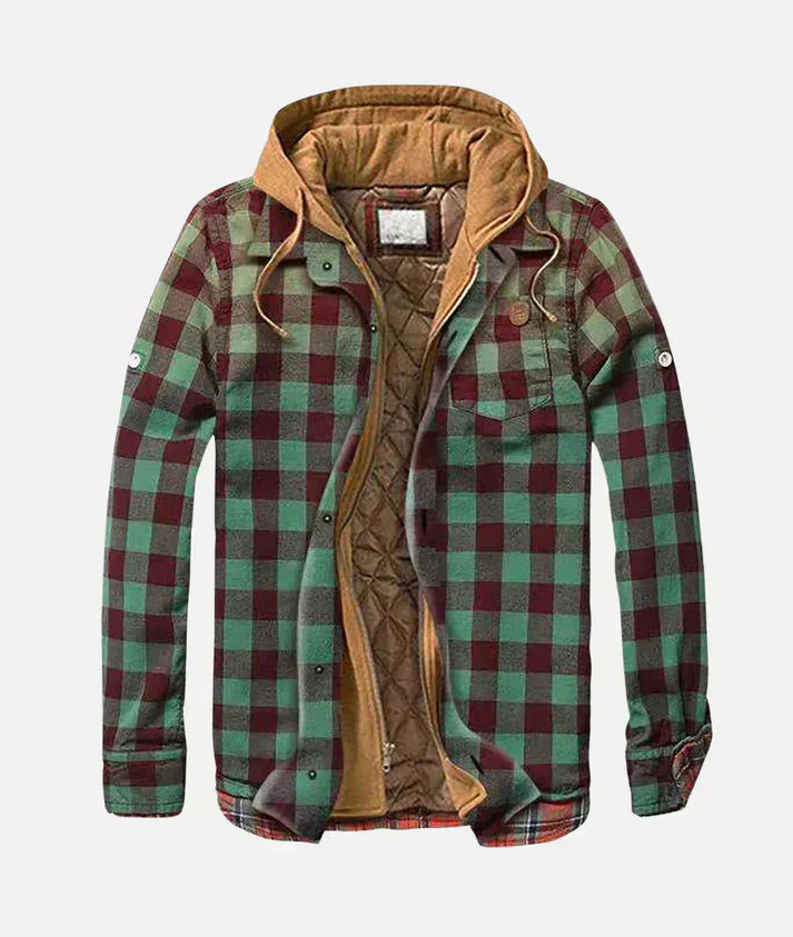 Jayden™ | Veste en Patchwork à Carreaux Élégante