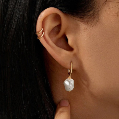 Boucles d'oreilles perles Denise