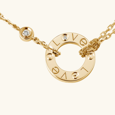 Collier doré cœur Ava