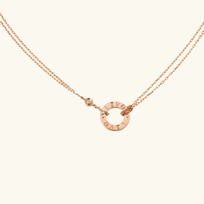 Collier doré cœur Ava