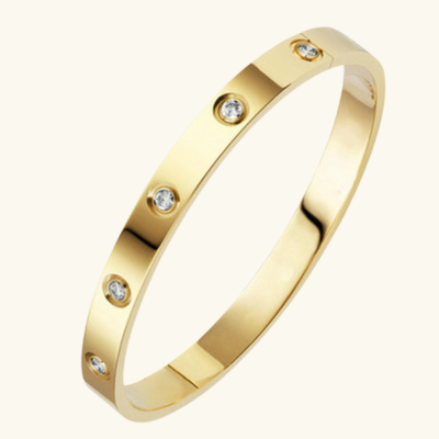 Bracelet doré aux pierres délicates Finette
