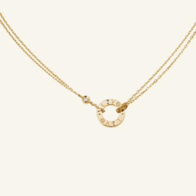 Collier doré cœur Ava