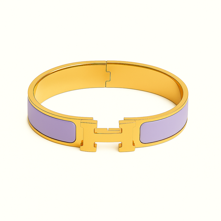 Bracelet jonc bicolore Helene H