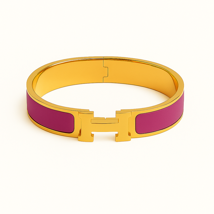 Bracelet jonc bicolore Helene H