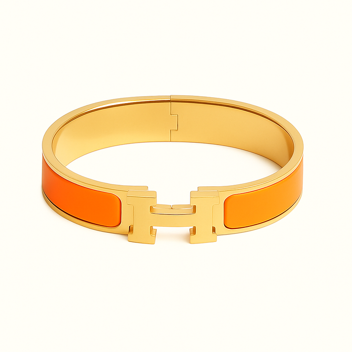 Bracelet jonc bicolore Helene H
