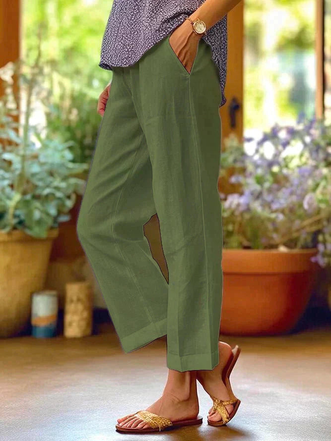 Manona | Le pantalon fluide en lin idéal per les journées chaudes