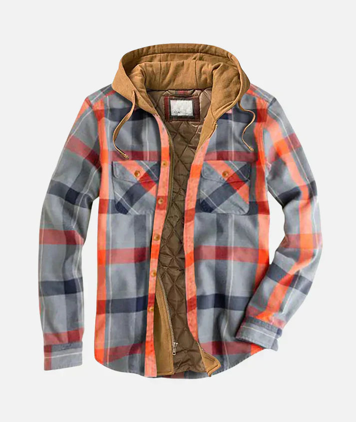 Jayden™ | Veste en Patchwork à Carreaux Élégante