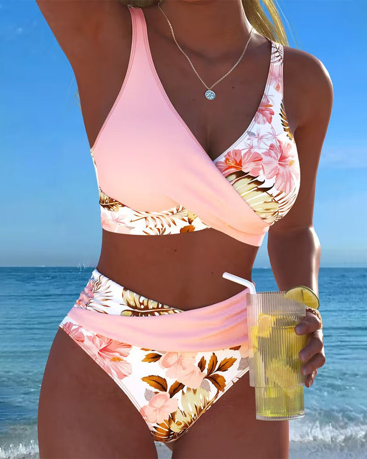 Jolina | Le bikini à contraste floral pour une confiance absolue