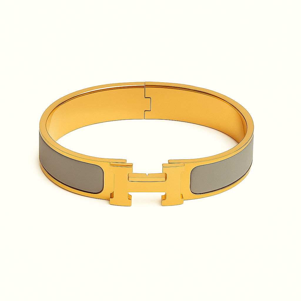 Bracelet jonc bicolore Helene H