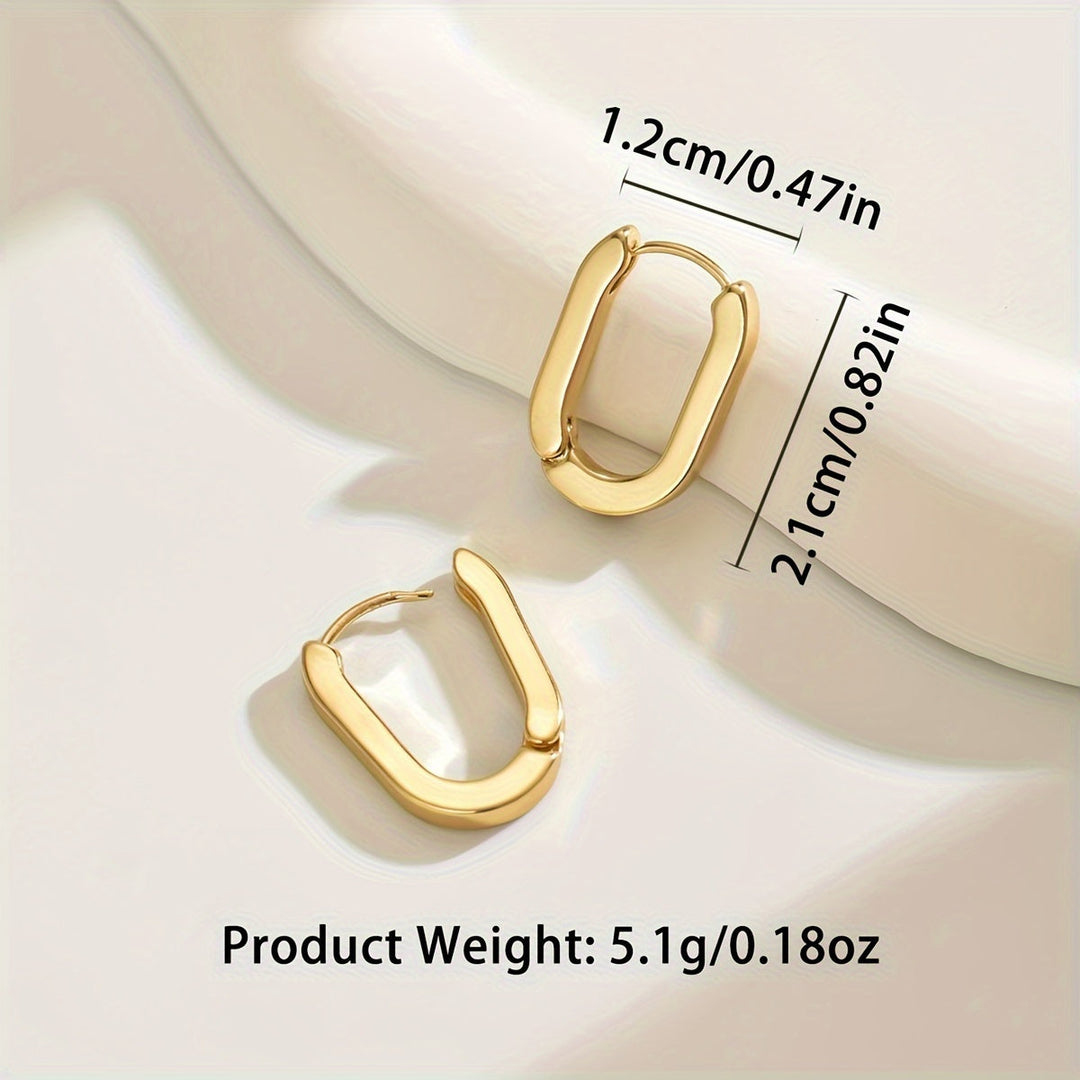 Aura | Boucles d'oreilles géométriques élégantes