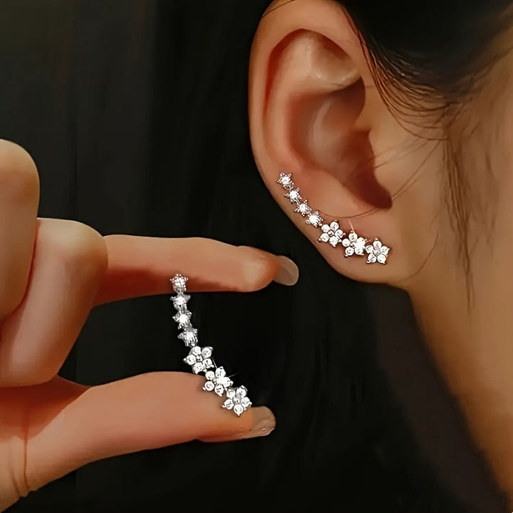 Éclore | Boucles d'oreilles intemporelles en fleurs