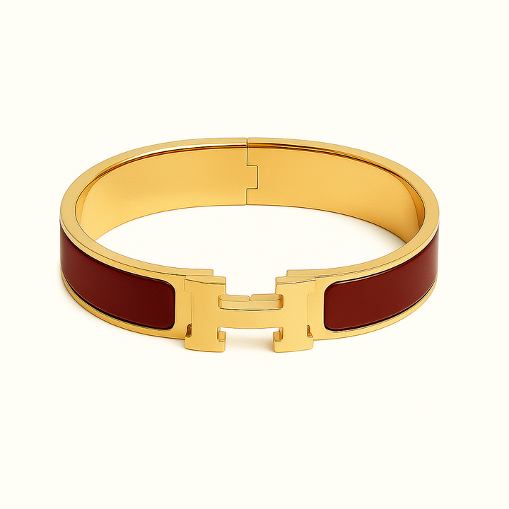 Bracelet jonc bicolore Helene H