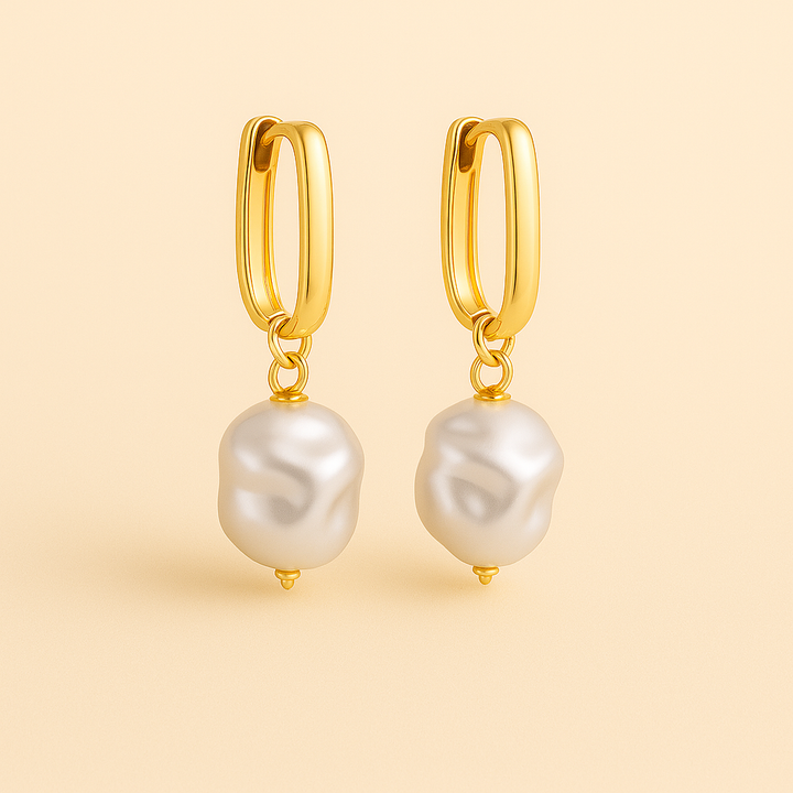 Boucles d'oreilles perles Denise