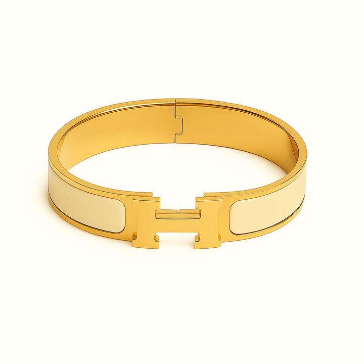 Bracelet jonc bicolore Helene H