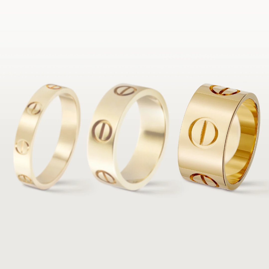 Bague large Love Statement