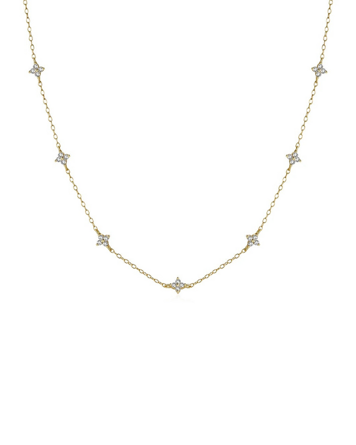 Collier doré étoiles Kali