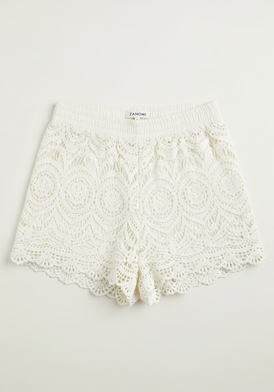 Alina Women's Boho Shorts | Taille Élastique, Design Aéré 1