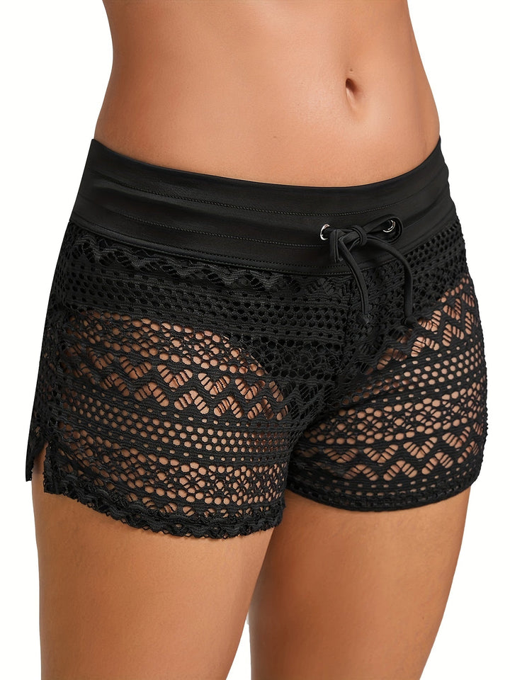 Alina Women's Boho Shorts | Taille Élastique, Design Aéré 2