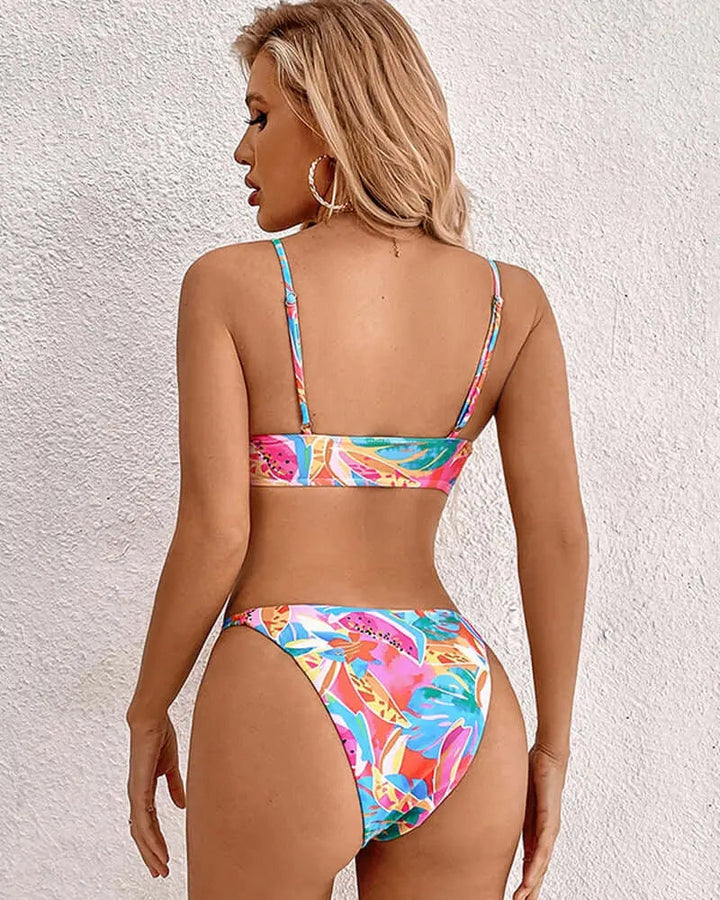 Baya Femme Bikini | Motif Floral Tropical, Confort Estival 3