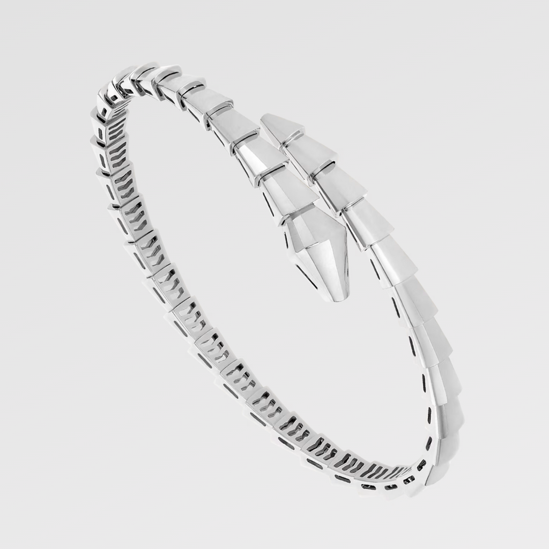 Bracelet jonc ouvert éclats étincelants