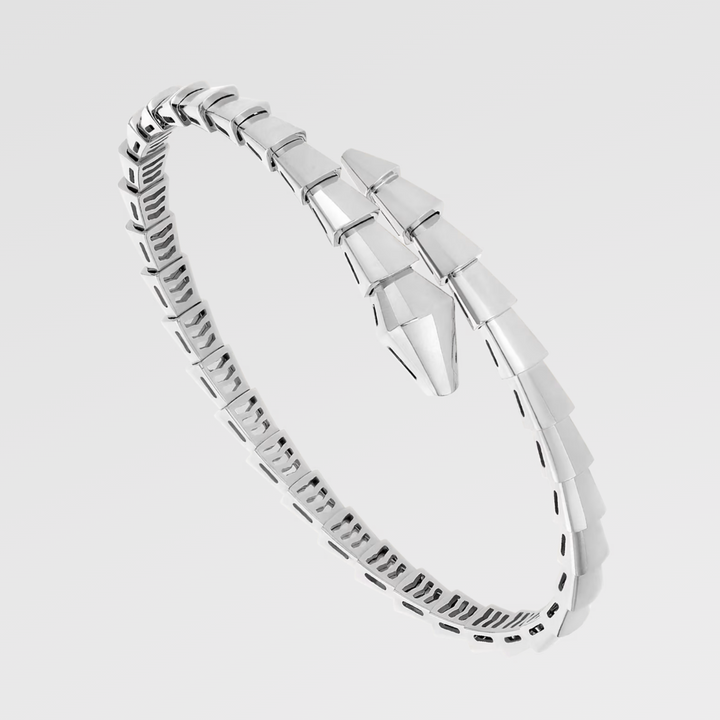 Bracelet jonc ouvert éclats étincelants