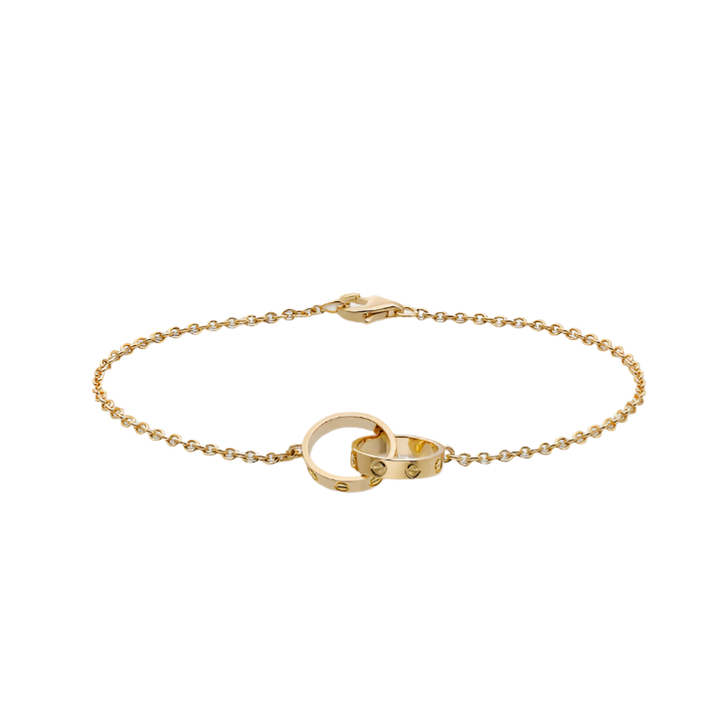 Bracelet chaîne à anneau délicat