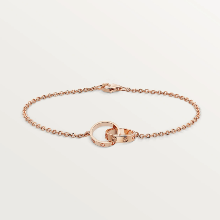 Bracelet chaîne à anneau délicat