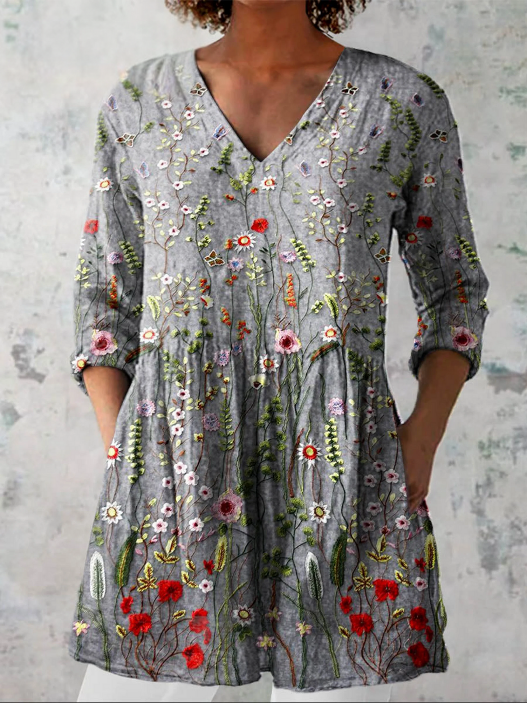 Blouse Longue Amélie ? Élégance Fluide pour un Confort Quotidien 0