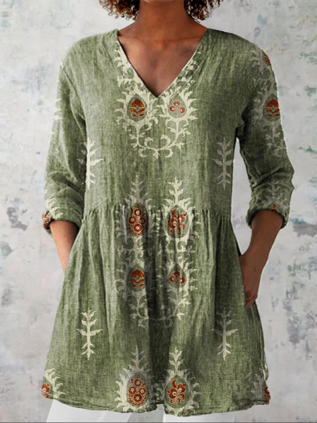 Blouse Longue Élise ? Élégance Fluide pour un Confort Quotidien 0