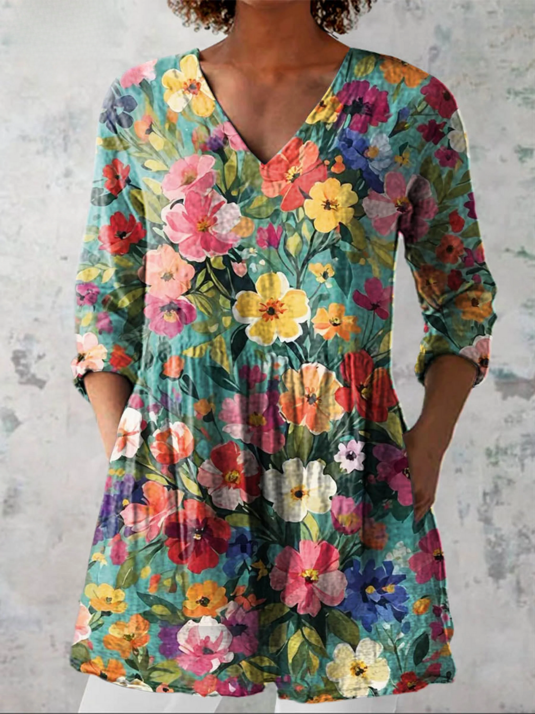 Blouse Longue Nora ? Élégance Fluide pour un Confort Quotidien 0